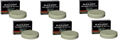 Madina African Shea Butter and Aloe Vera Soap, 3.5 OZ Vegan Soap, 6 or 12 Pack