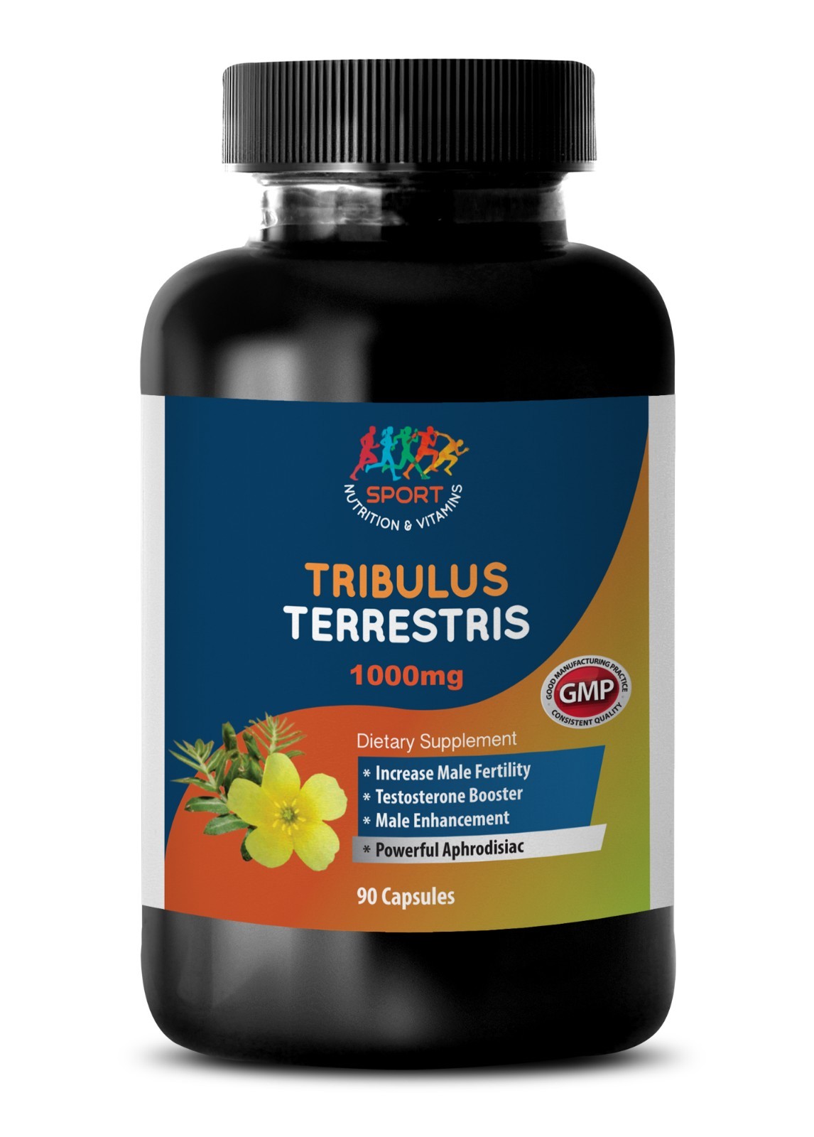 Herbal Root Extract – Tribulus Terrestris 1000mg – European Tribulus – 1B 90 Ct