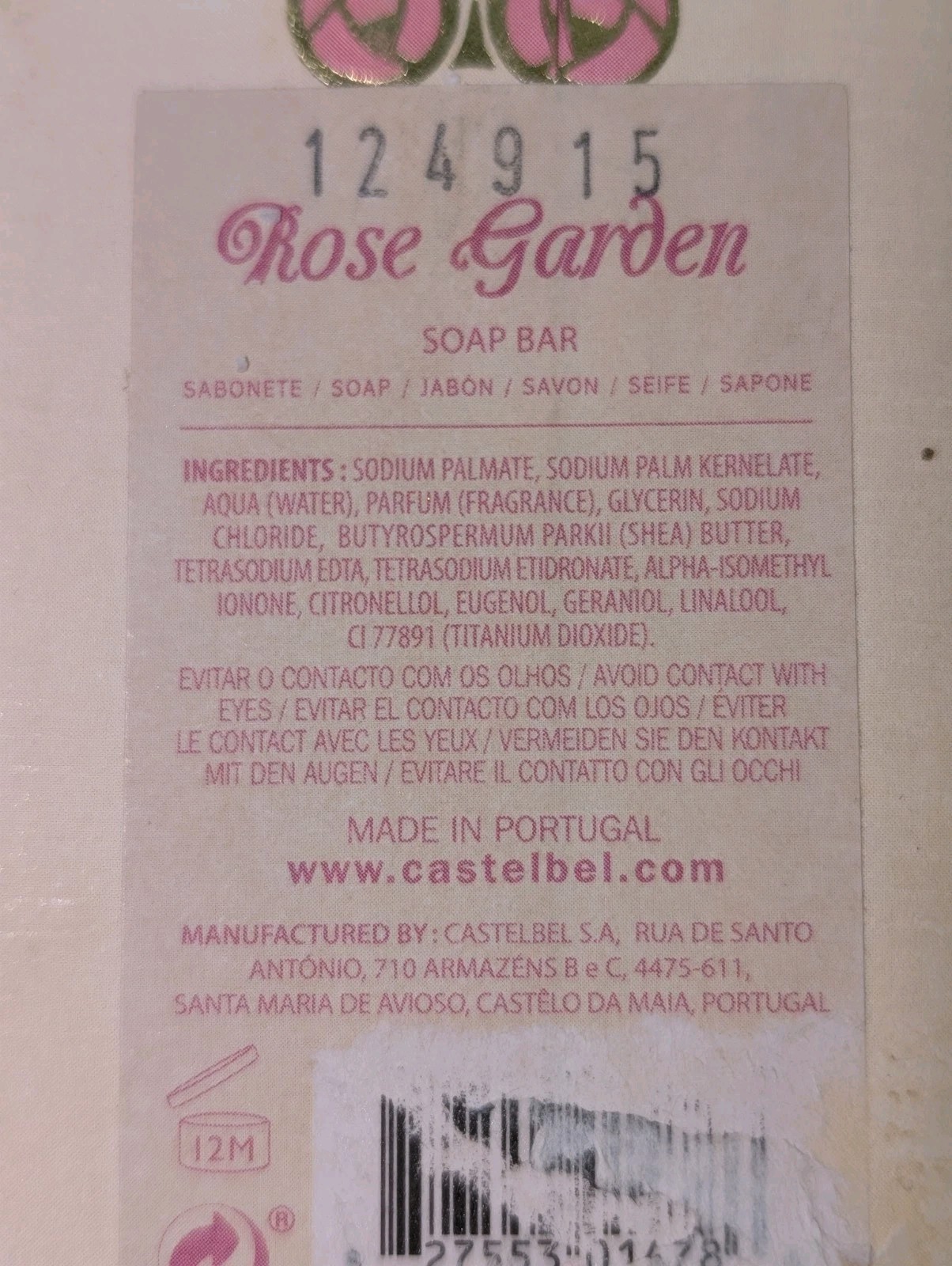 *Luxury Soap* Castelbel + Asquith & Somerset Rose Peony Almond-(4 BAR SOAP) Lot
