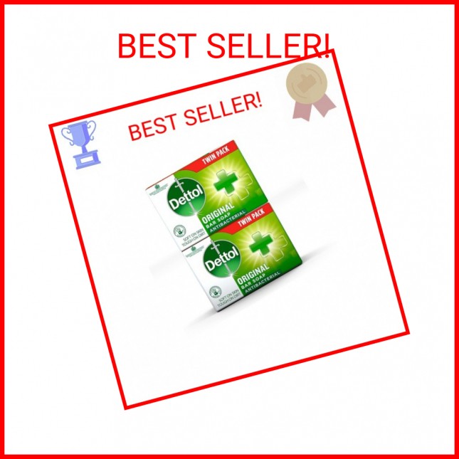 Dettol Anti Bacterial Original Soap 100g Twin Pack Dermatologically Tested
