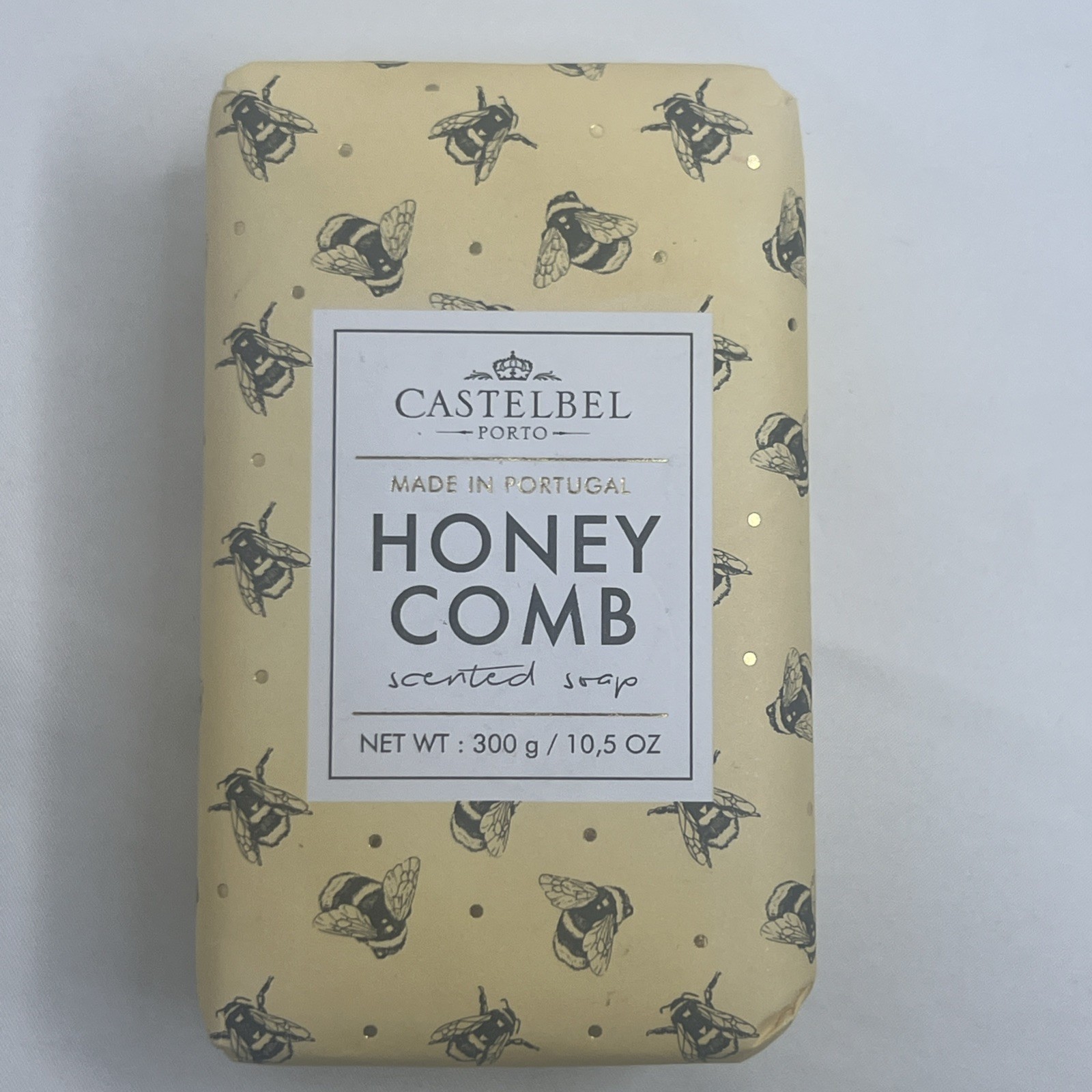 Castelbel Porto Honey Comb Honeycomb Scented Soap Bar 10.5 oz