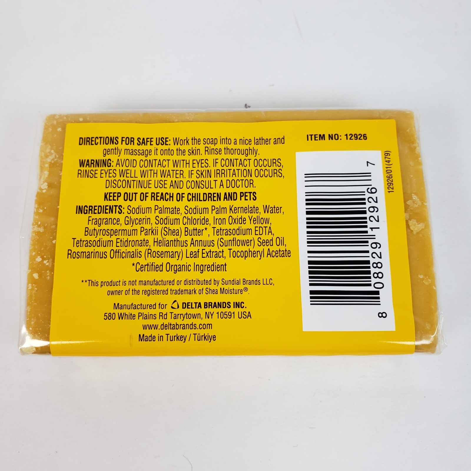 Personal Care Raw Shea Butter Soap Rosemary Extract Moisturize Skin Bar Soap 4oz