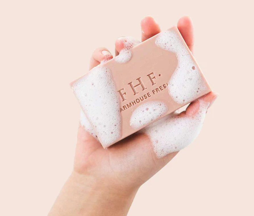 Coconut Cream 6 oz Shea Butter Bar Soap🌿F•H•F FarmHouse Fresh® Organics