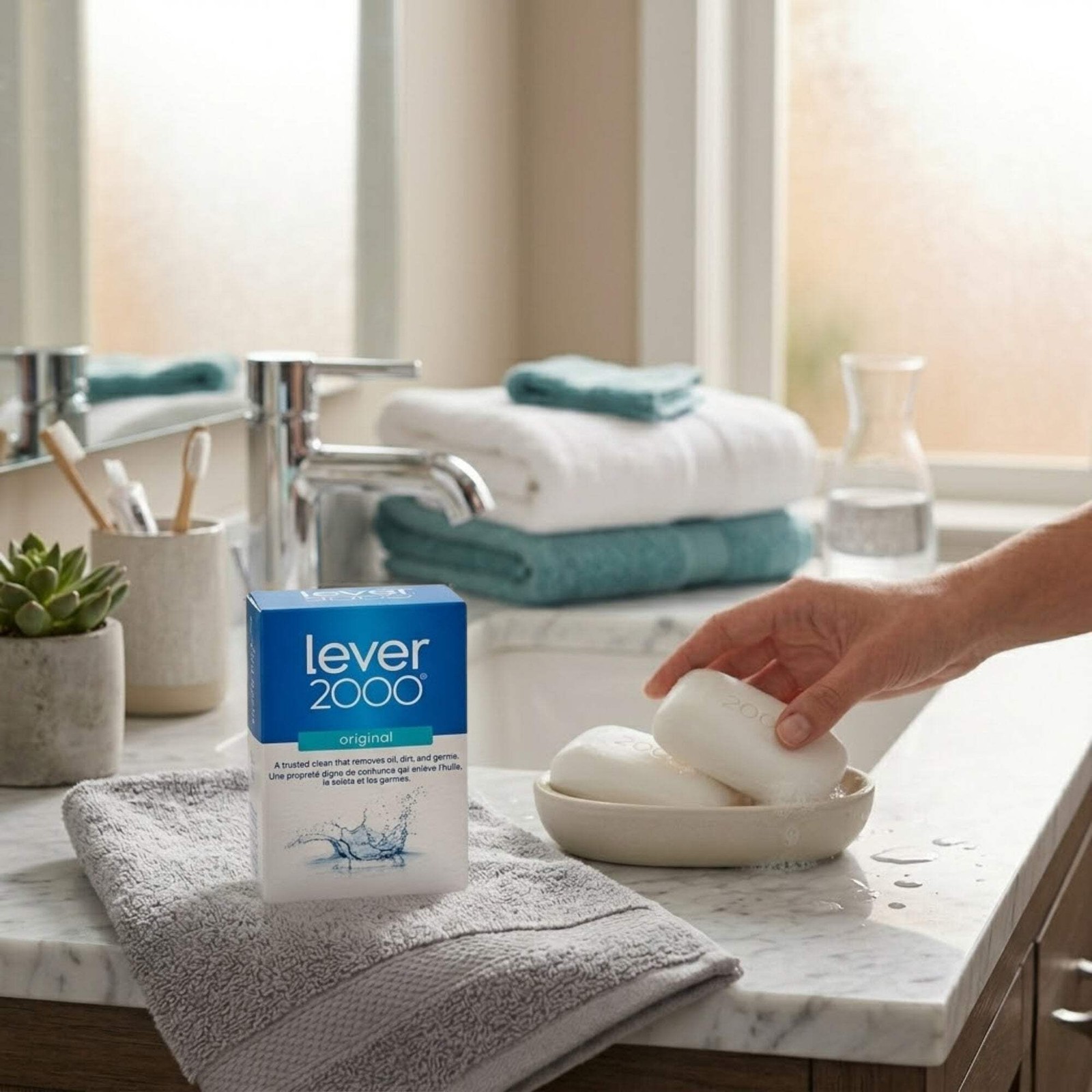 3.75 oz Lever 2000 Original Bar Soap Deep Clean Refreshing Scent