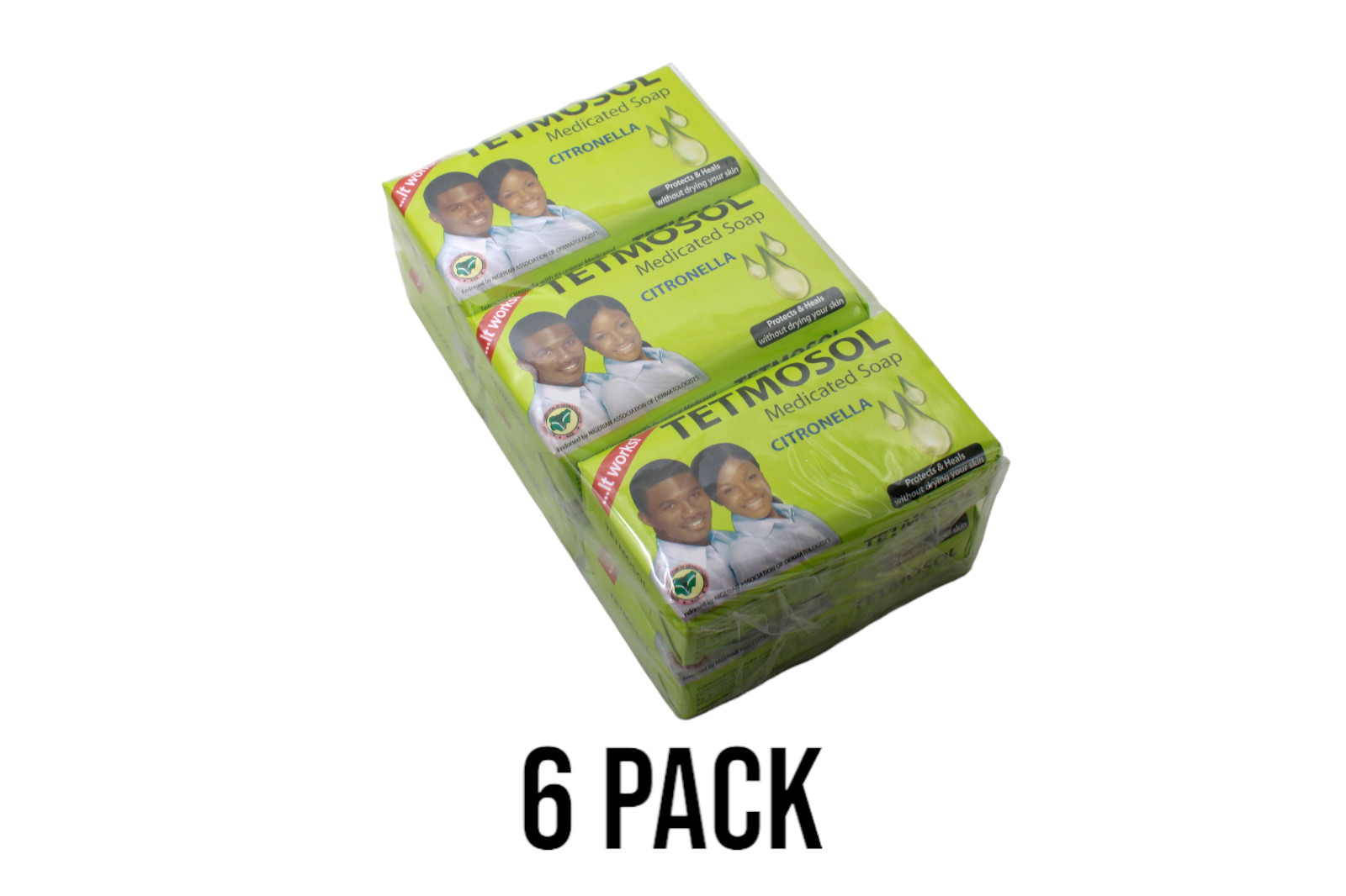6 X Tetmosol Medicated Soap Citronella LOT OF 6 SOAPS. USA 🇺🇸 SELLER