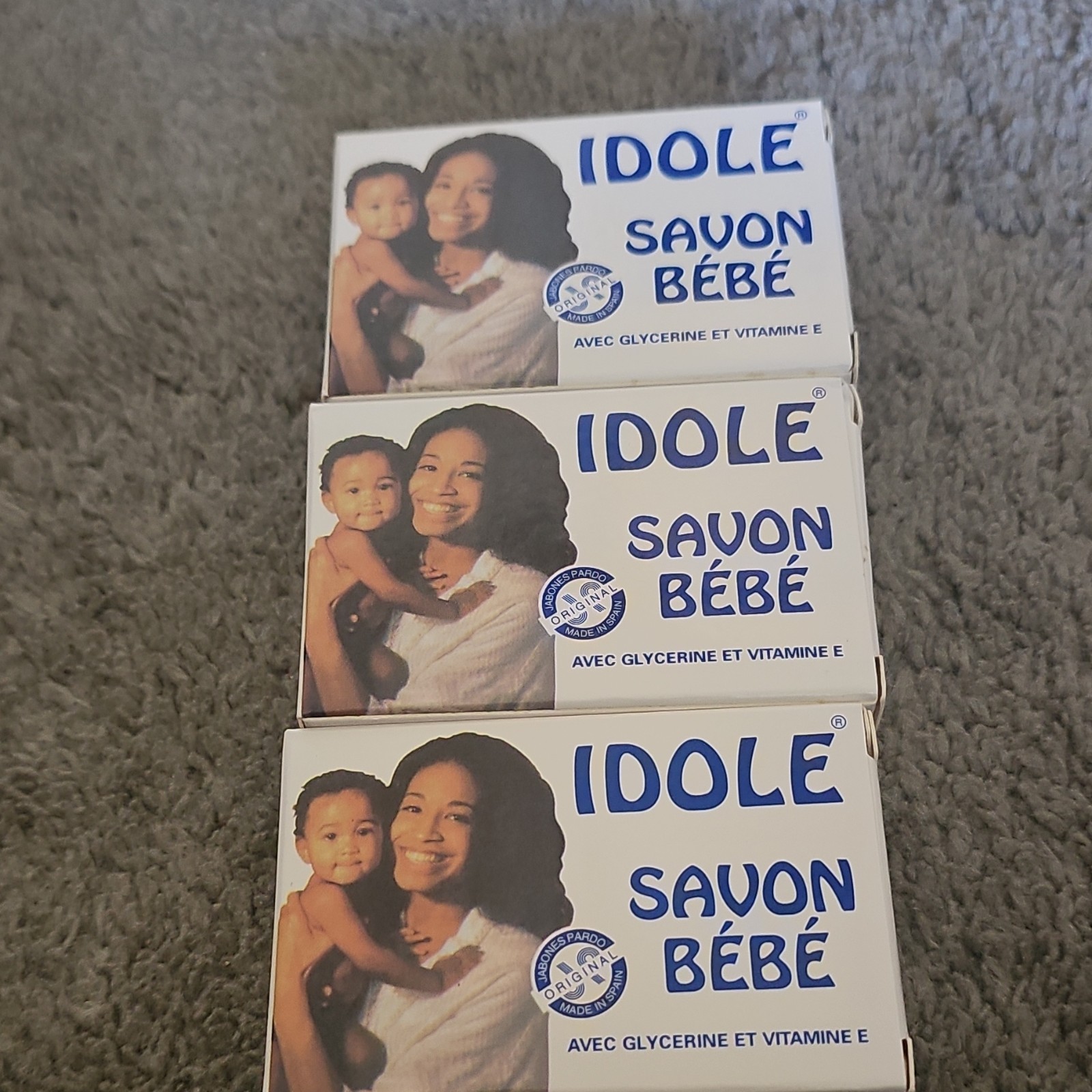 IDOLE Savon Bébé Baby Body Bar Soap Multipack w/ Glycerine & Vitamin E