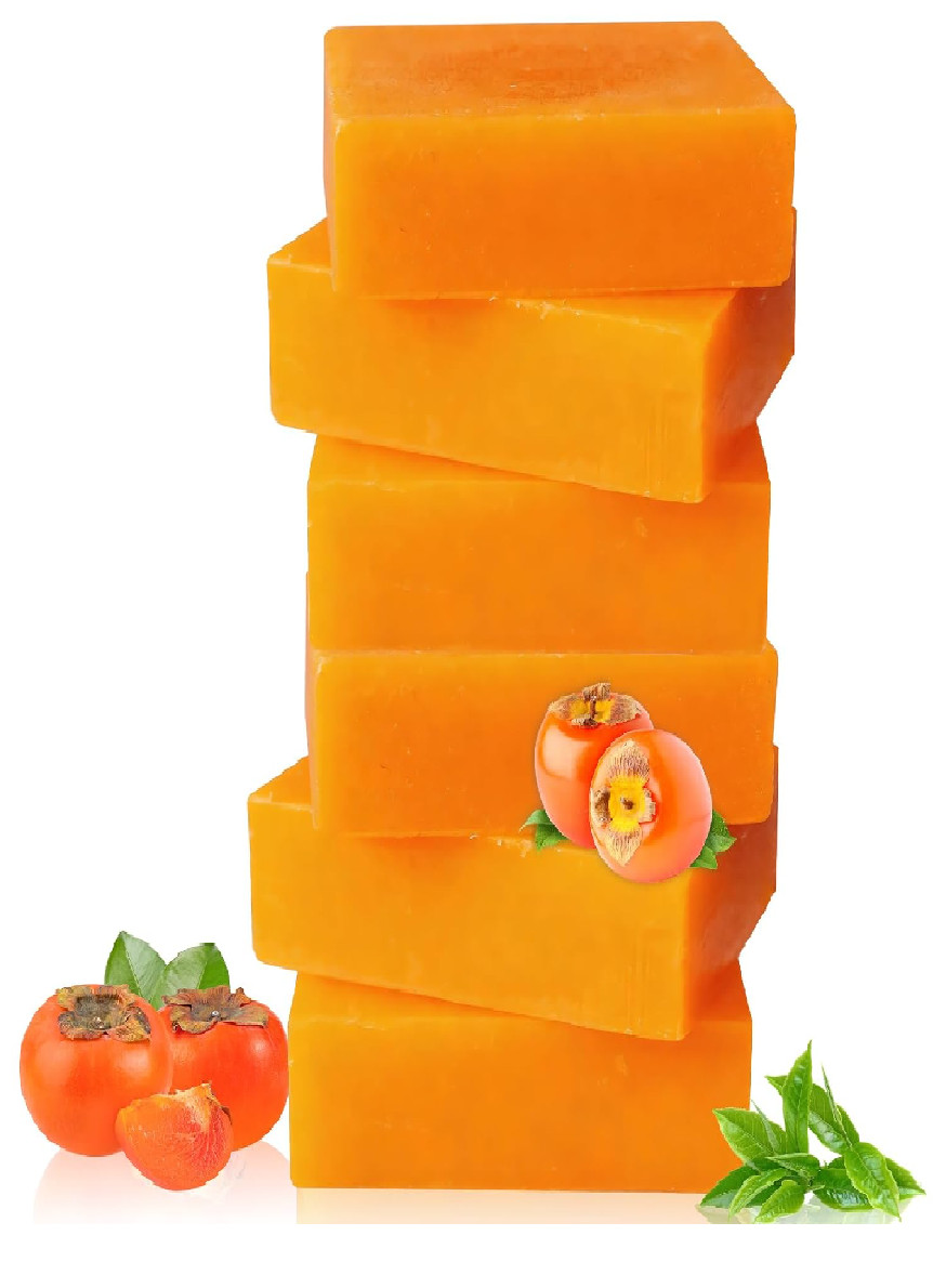 6Pack Persimmon Soap Bar for Body Odor, Japanese Persimmon Soap Eliminates Ag…