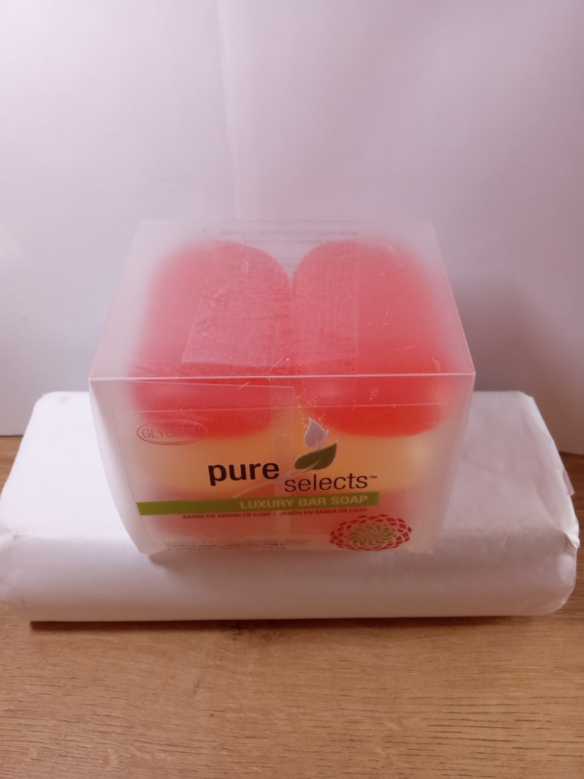 Pure Selects Luxury Bar Soap Cherry Almond Sweet Pea Free & Clear 6-3 Oz. Bars