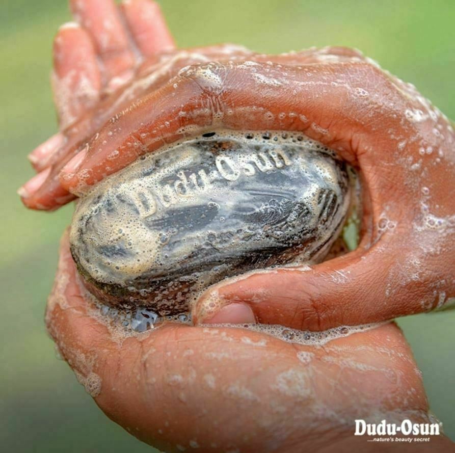 Dudu Osun African Black Soap Raw 1 Bar Body Face Wash