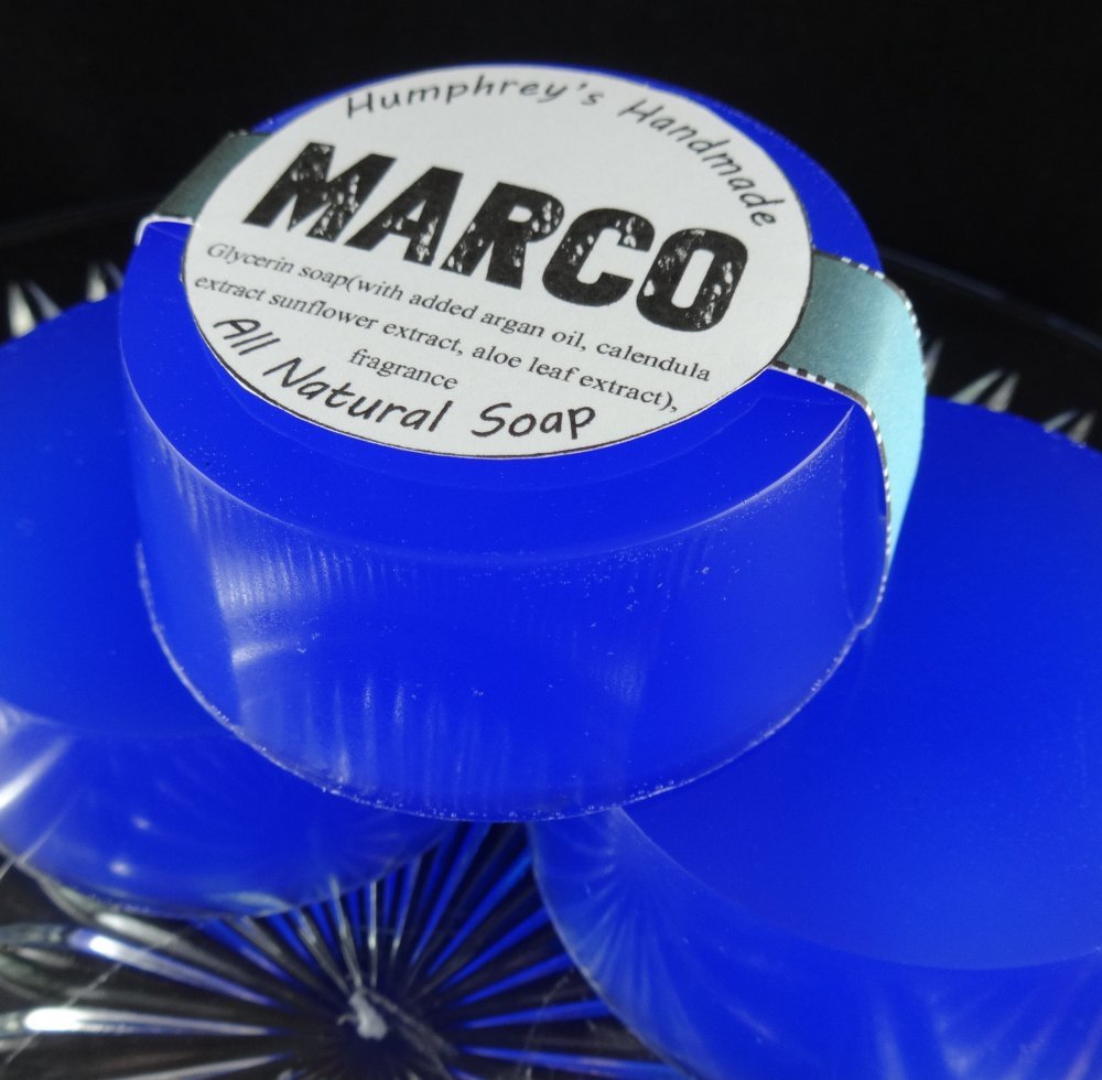 MARCO Polo Sport Men’s Soap Round Glycerin Bar Shave & Shampoo Beard Wash