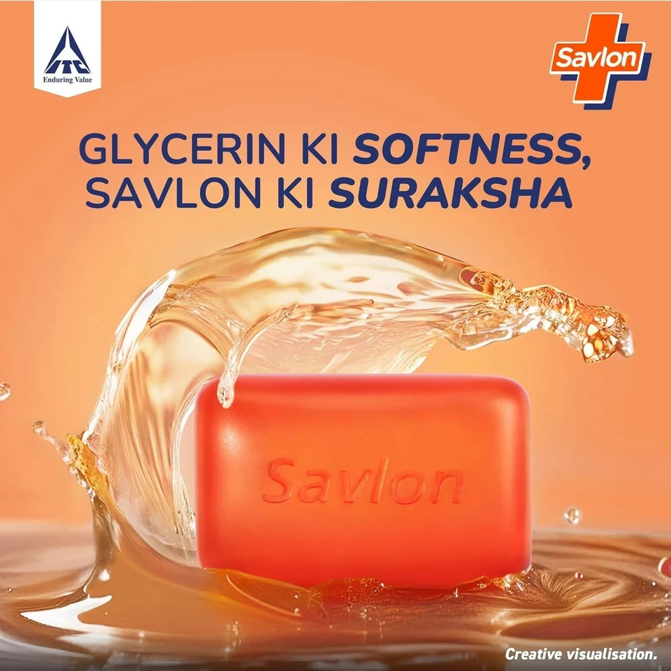 Savlon Moisturizing Glycerin Soap – Germ Protection – 5 × 120 g Bars – Unisex
