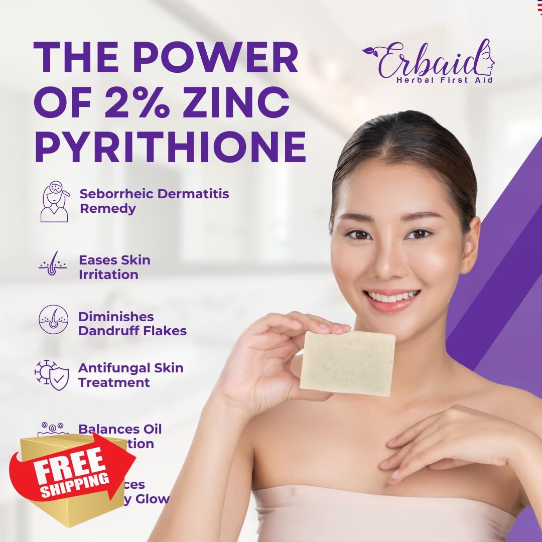 Natrulo Pyrithione Zinc Soap Bar 4oz