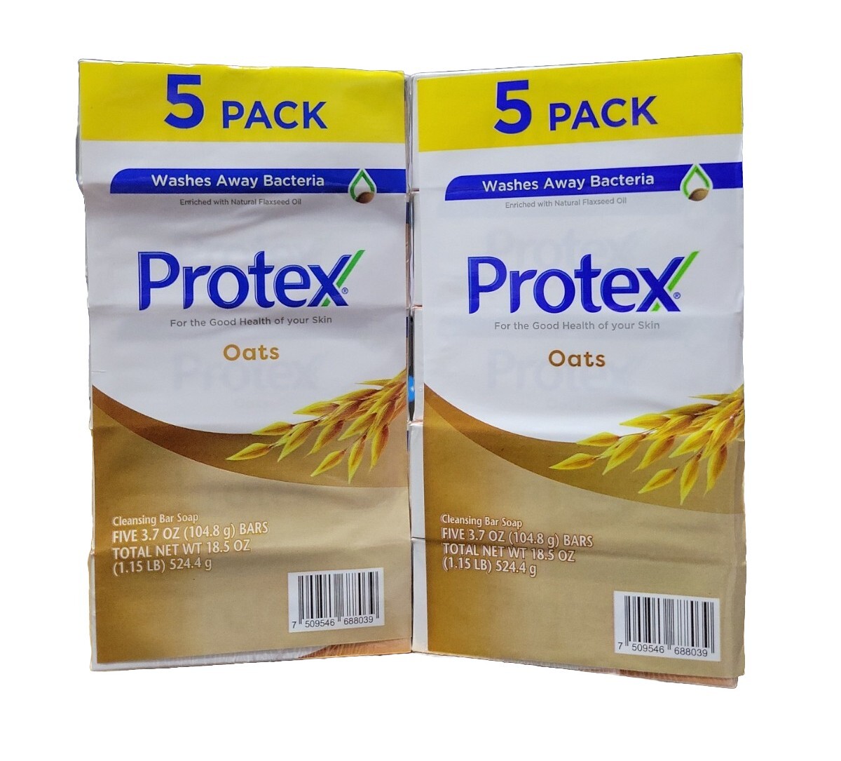 (10 Bars 3.7 oz) PROTEX OATS ANTIBACTERIAL SOAP BAR JABON PROTEX AVENA Family PK