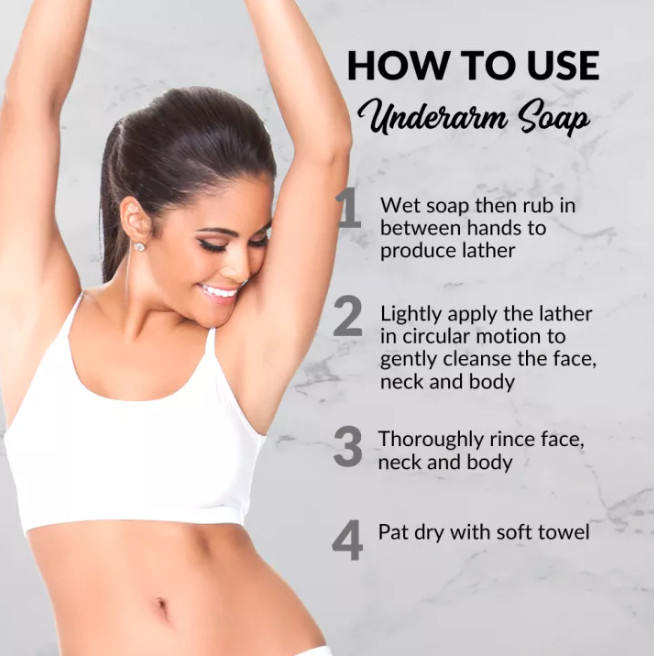 Skin Generics UNDERARM Cleansing and Whitening Face & Body Soap 135g