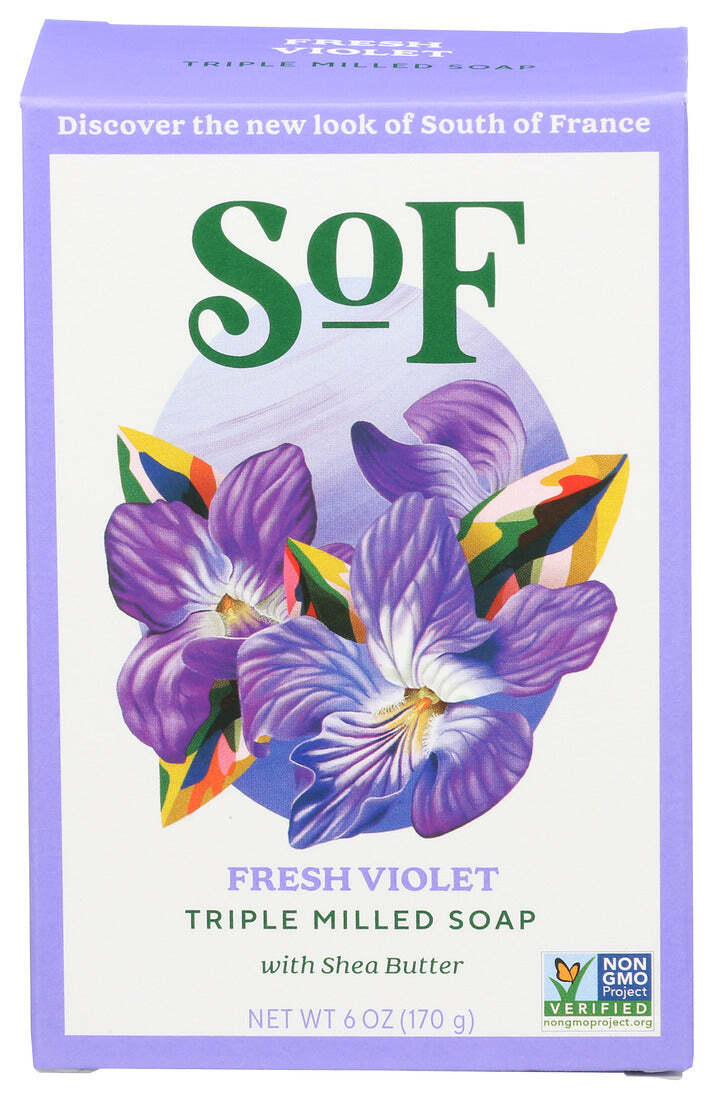 South Of France Bar Soap Violet Bouquet 1 Each 6 Oz