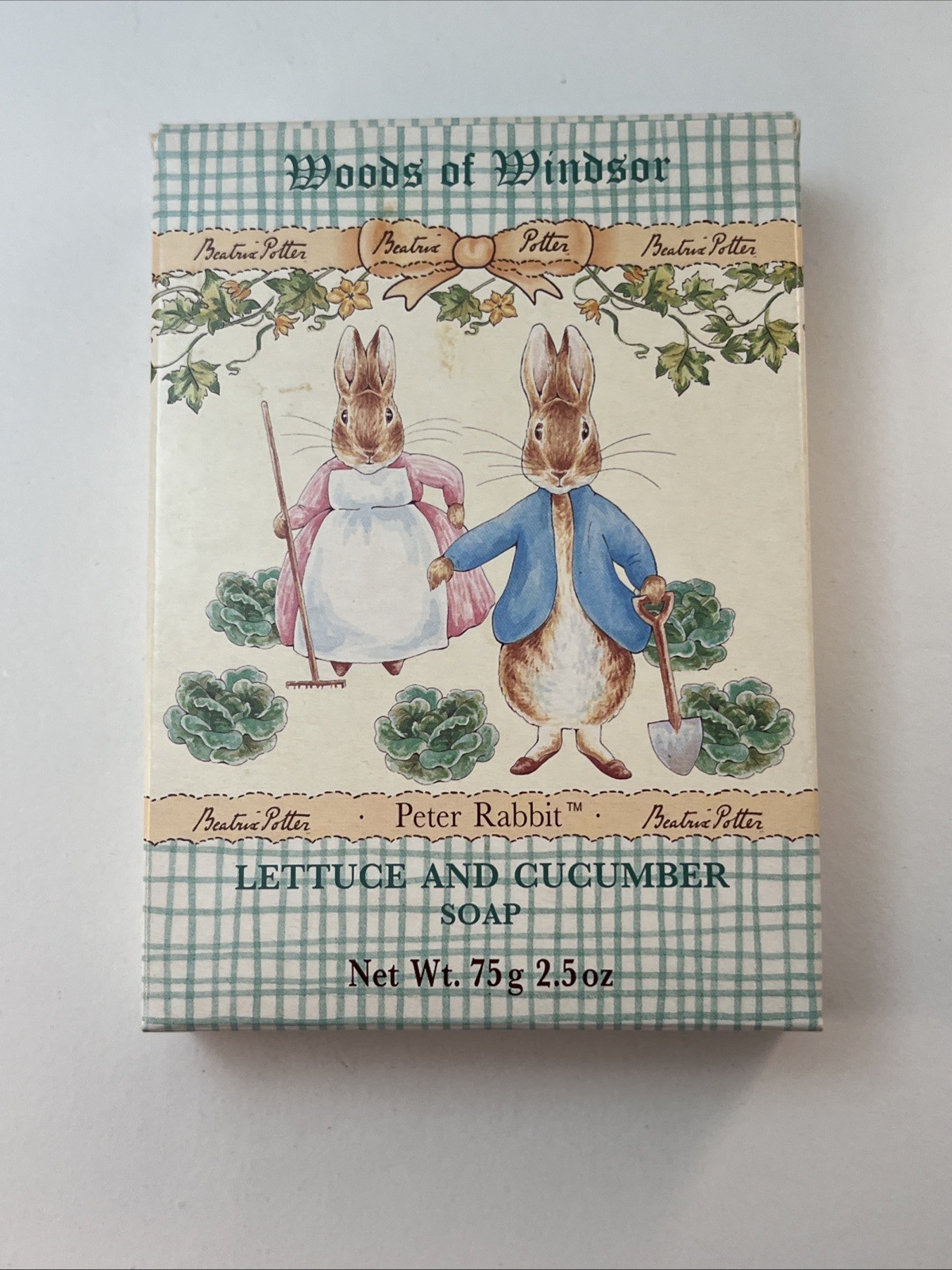 Woods of Windsor Beatrix Potter Novelty Soaps Tiggy-Winkle Peter Rabbit SET-4