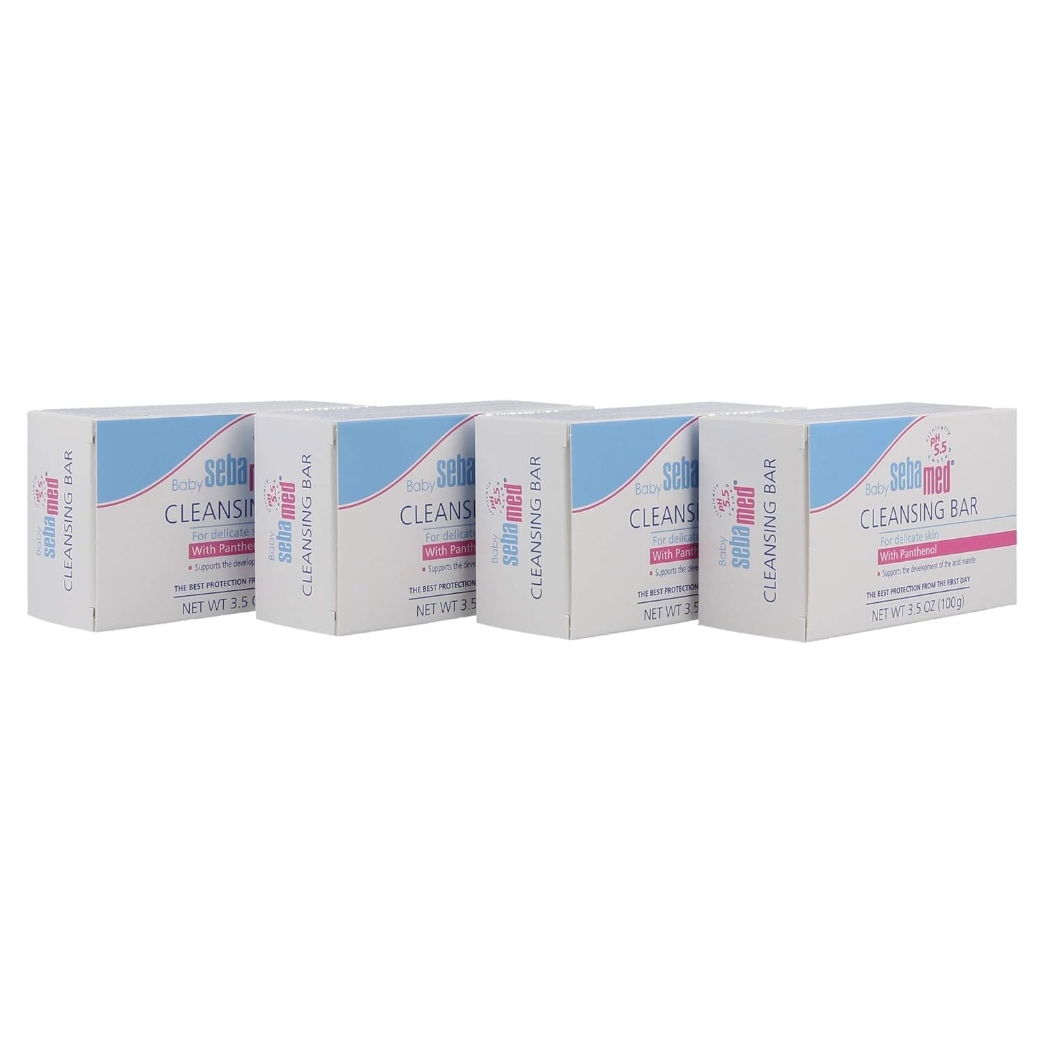 Sebamed Baby Cleansing Bar With pH 5.5 Pack Of 4 100 gm Each