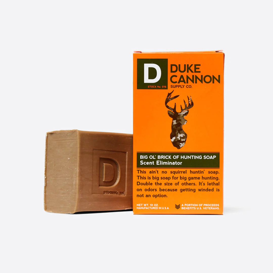 Duke Cannon Big Ol’ Brick Of Hunting Soap 1 10 oz- SCENT ELIMINATOR Bar Soap New