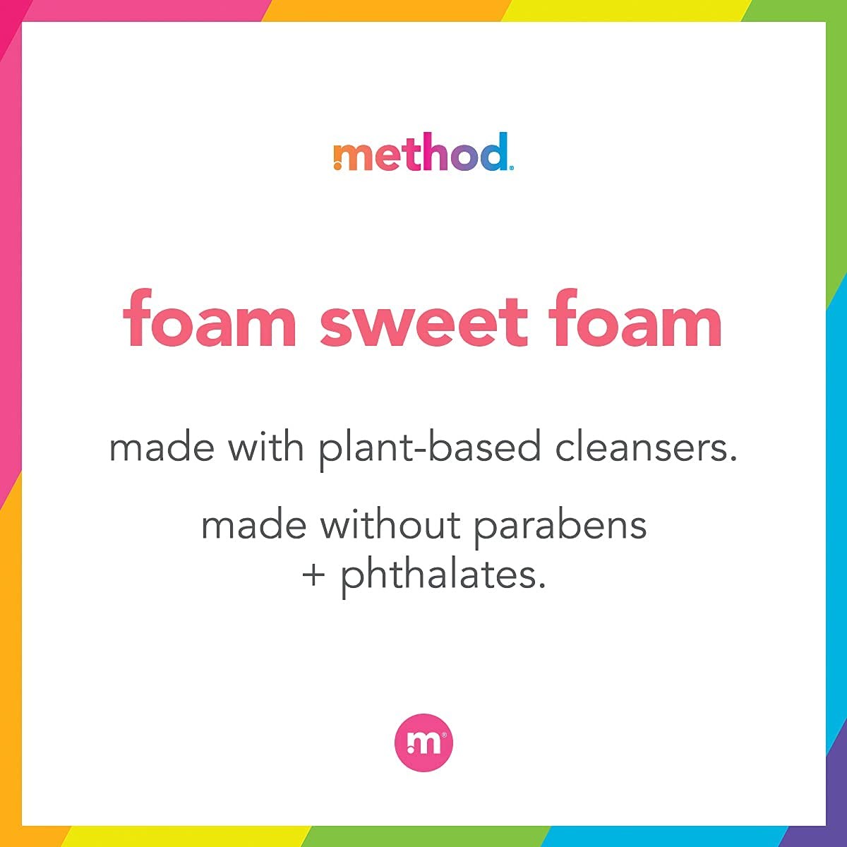 Method Foaming Hand Soap, Waterfall, Paraben 10 Fl Oz (Pack of 4), No Color
