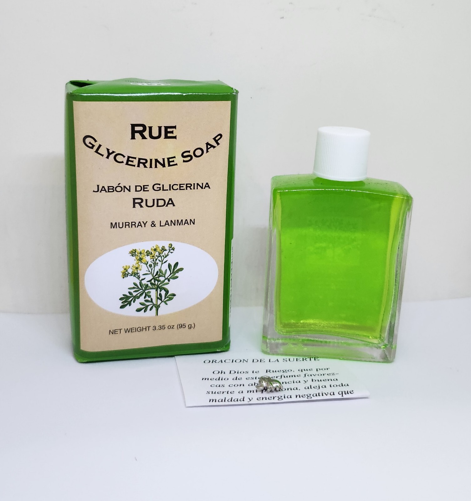 RUDA JABON Y PERFUME CON FEROMONAS ATRAE SUERTE Y DINERO ORACION Y AMULETO INCLU