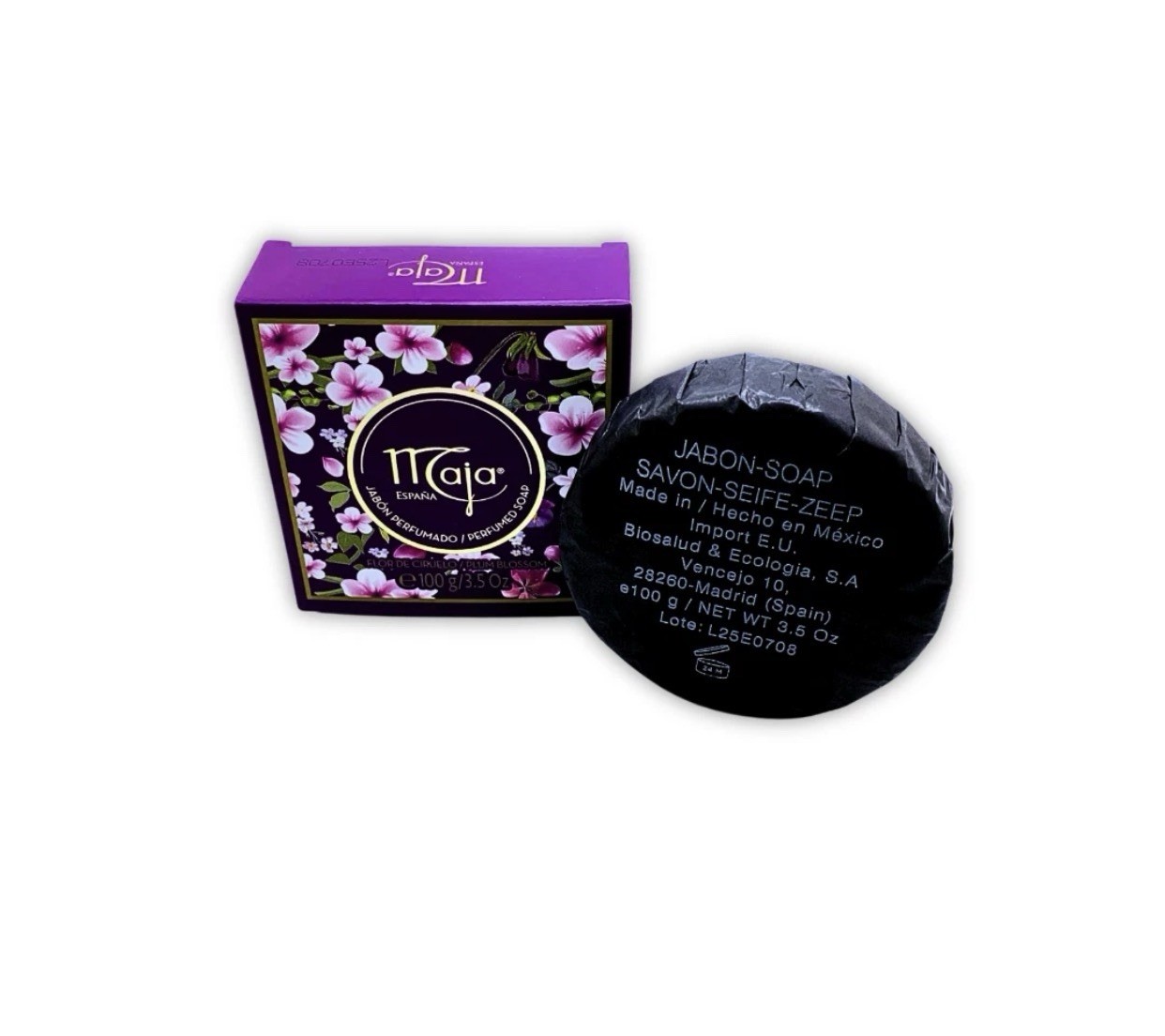 Maja España Plum Blossom Perfumed Soap Bar – Floral Scent | 3.5 oz