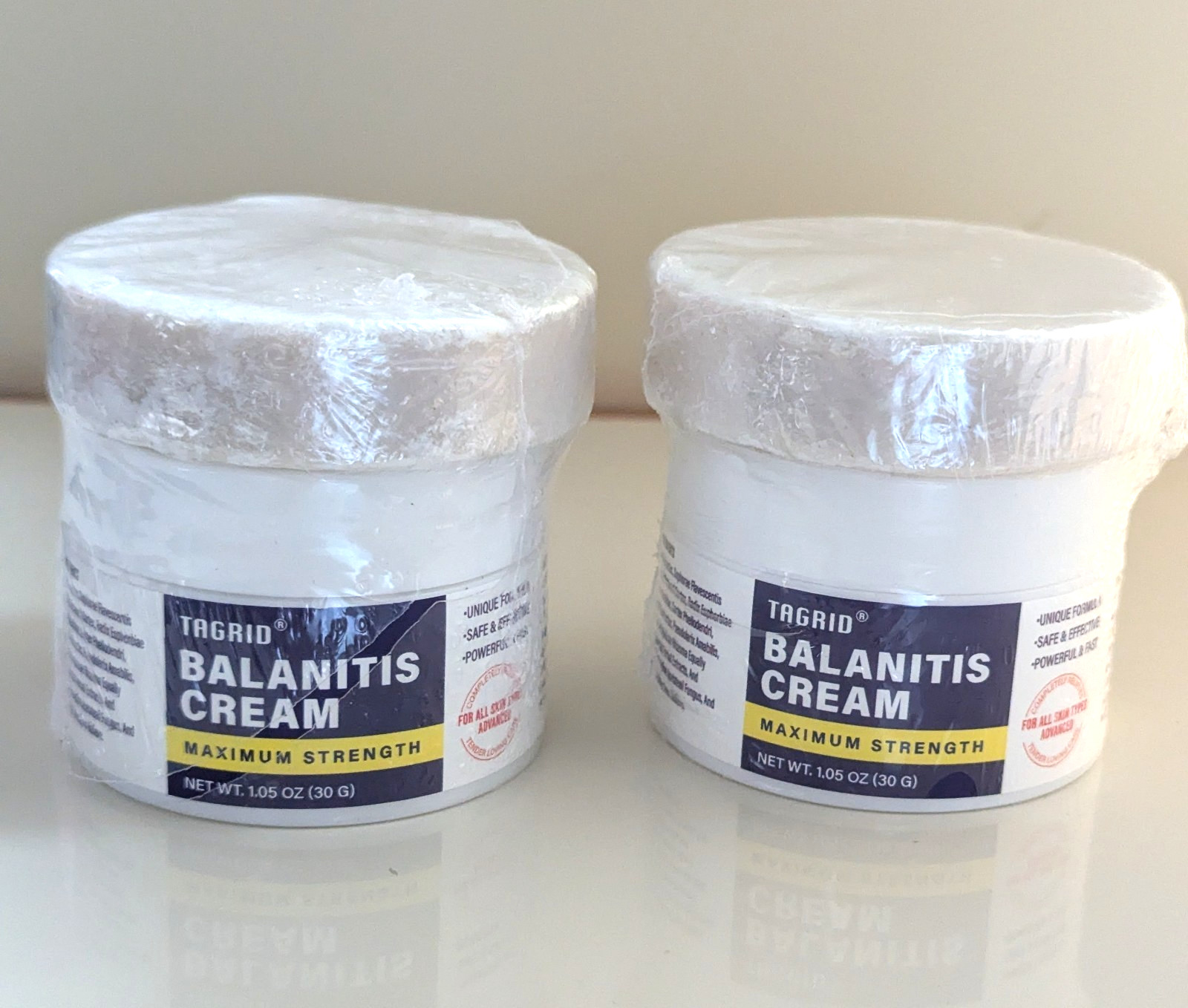 2 Tagrid Balanitis Cream Treatment & Soap for Men Relief From Itch 30g Cream NEW