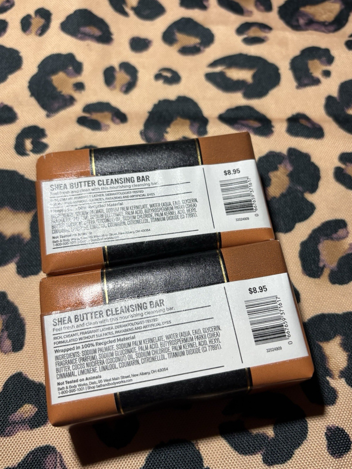 Bath & Body Works Men’s Shop Mahogany Teakwood Shea Butter Bar 5 oz