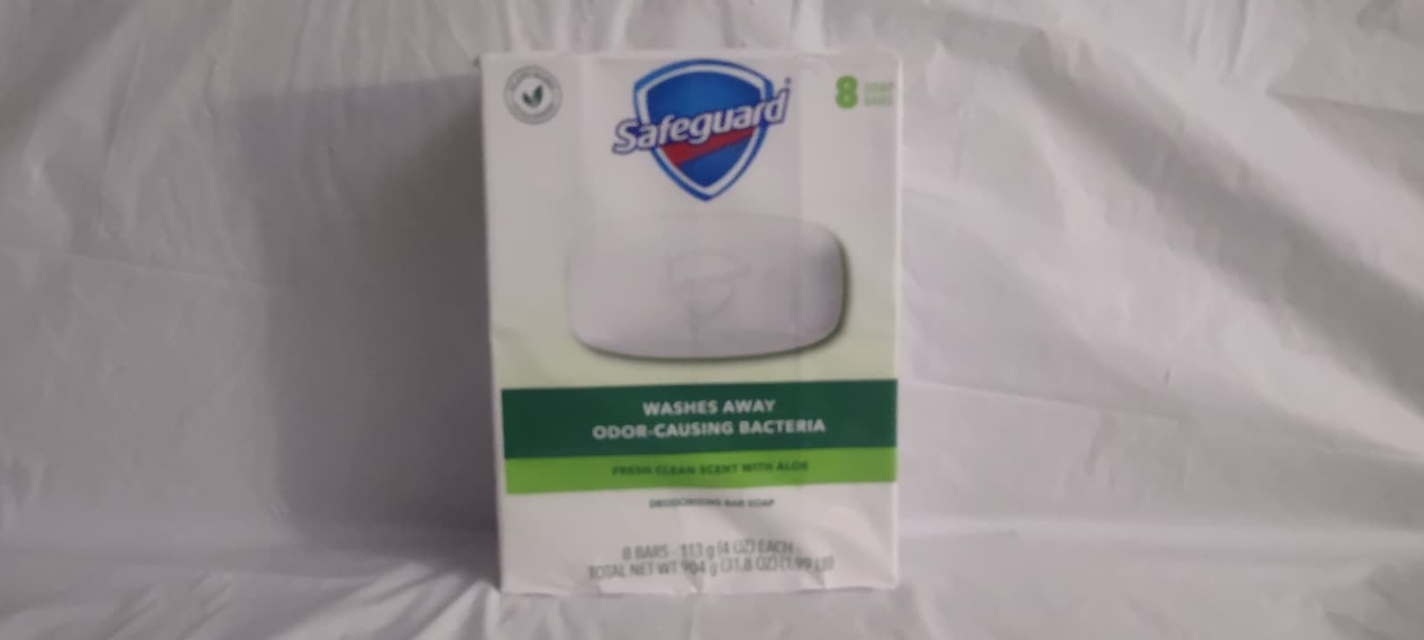 SAFEGUARD Soap White w/ touch of Aloe ( 8 bars )