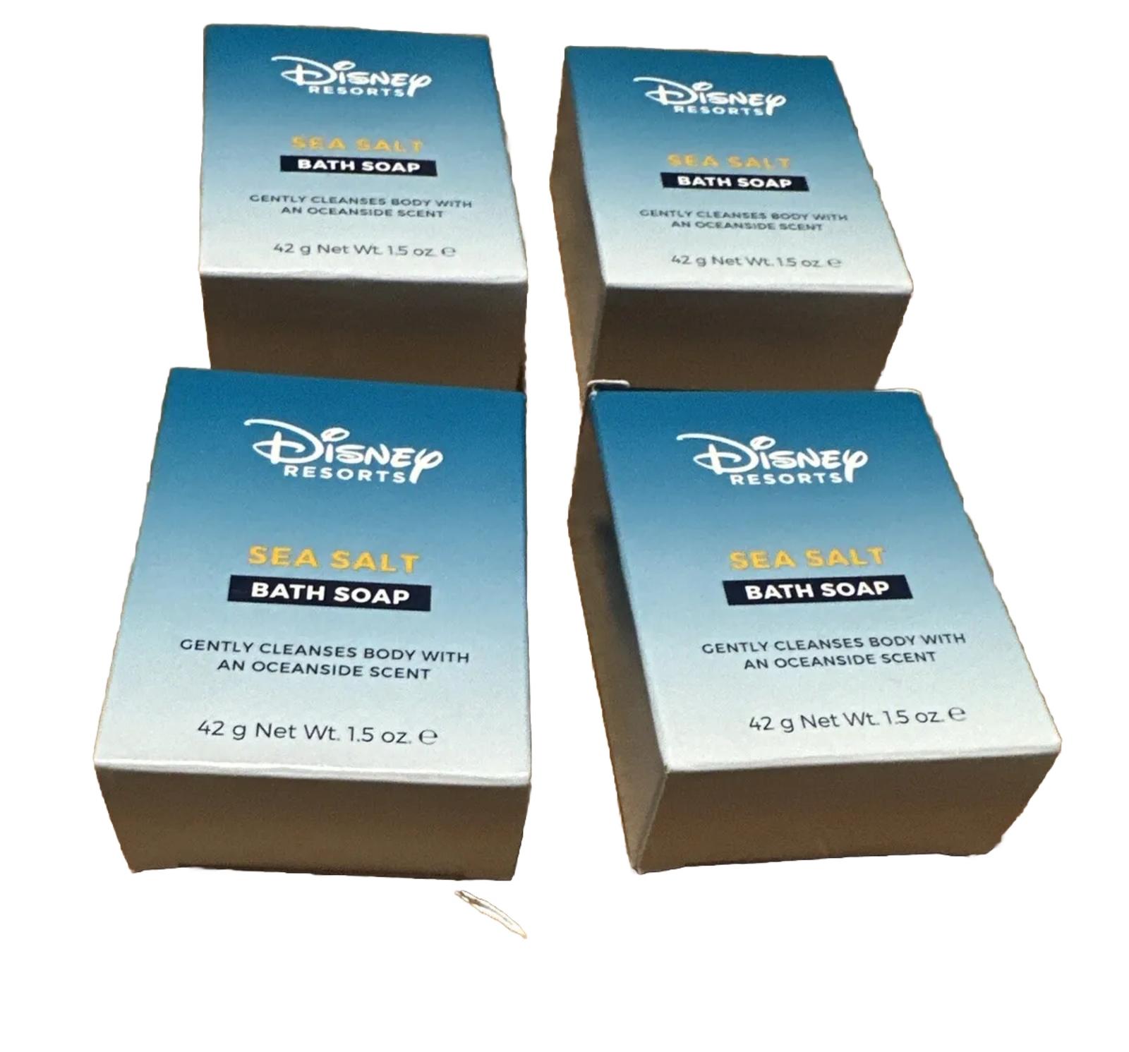 Disney Resorts H2O+ 4 bars Beauty Sea Salt Bath 1.5 oz Soap Oceanside Scent