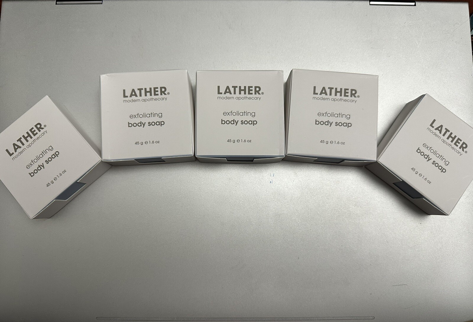 (5) LATHER Modern Apothecary EXFOLIATING BODY SOAP; 45G; 1.6 oz