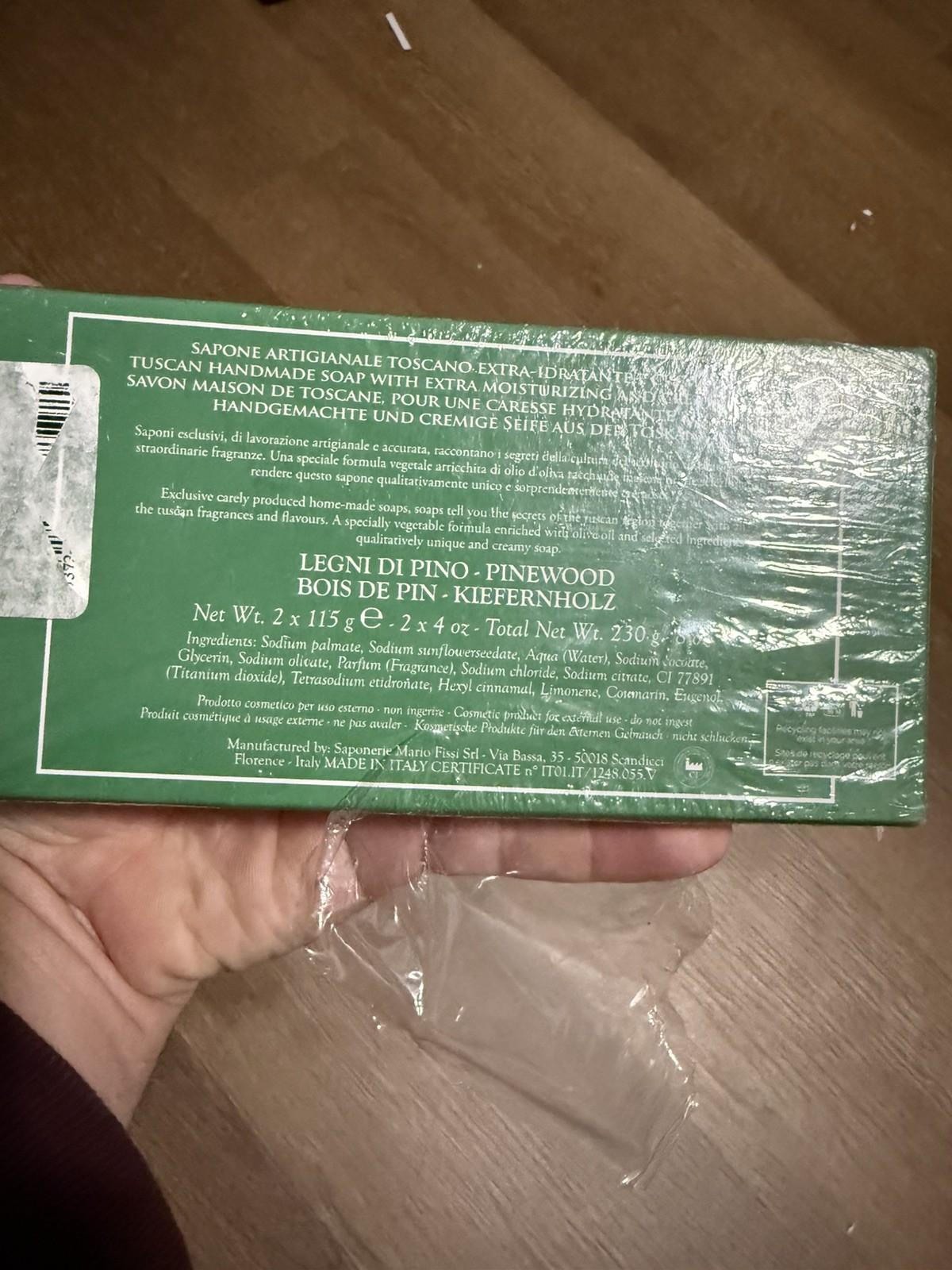 2 pack La Florentina Bar Soap Made in Italy 4oz x2 Special Ed