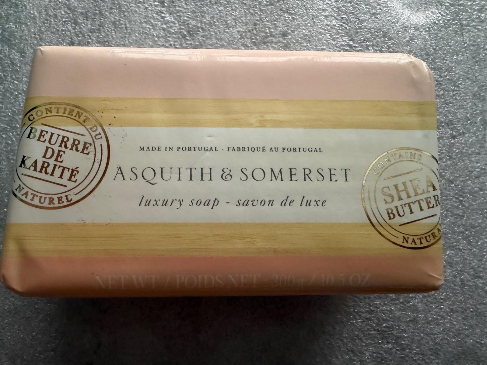AsQuith & Somerset Grapefruit Scented Triple Milled Large Bar Soap