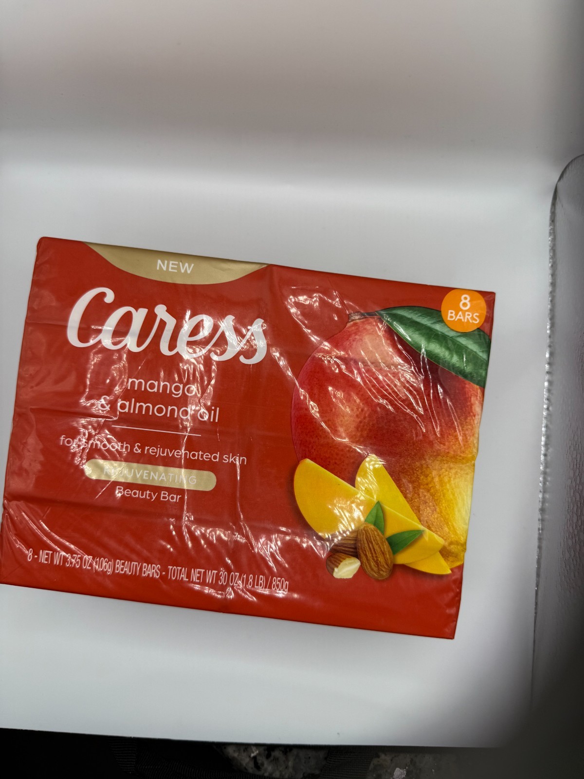 Caress Mango Bar Soap 8 Pack – Beauty Bar – Full Size – New