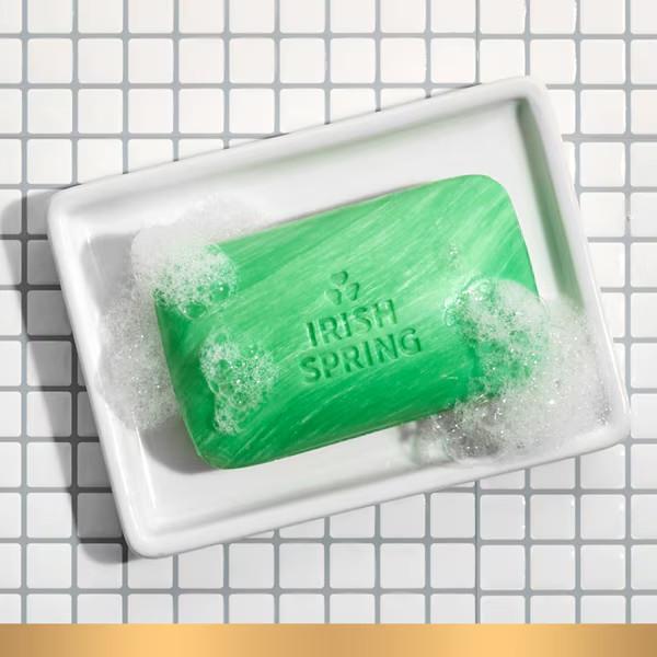 Irish Spring Classic Original Clean Bar Soap -12 Pack -24 Bars 3.2 Oz