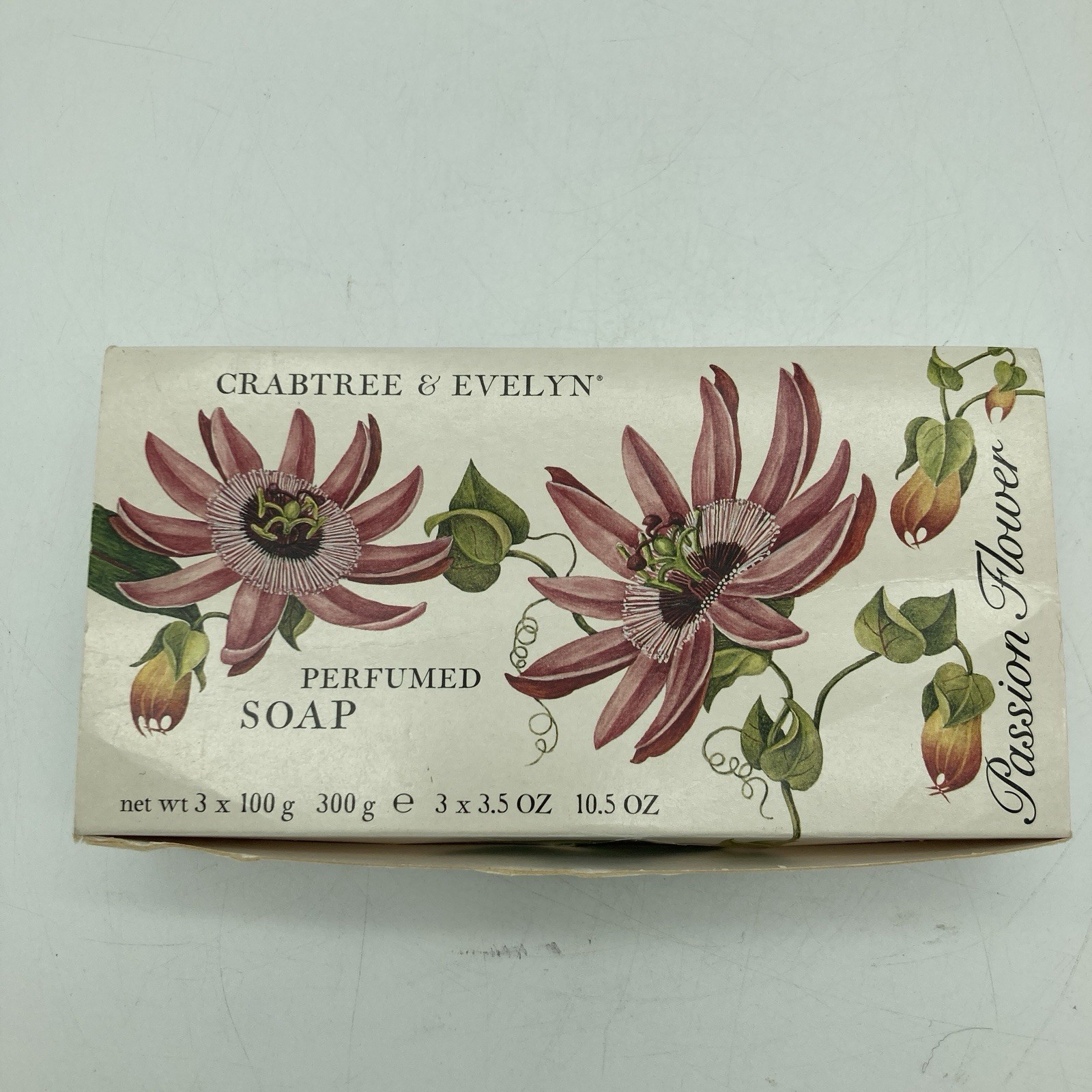 Crabtree & Evelyn Passion Flower Perfumed Soaps – Set of 3 – Retired Scent