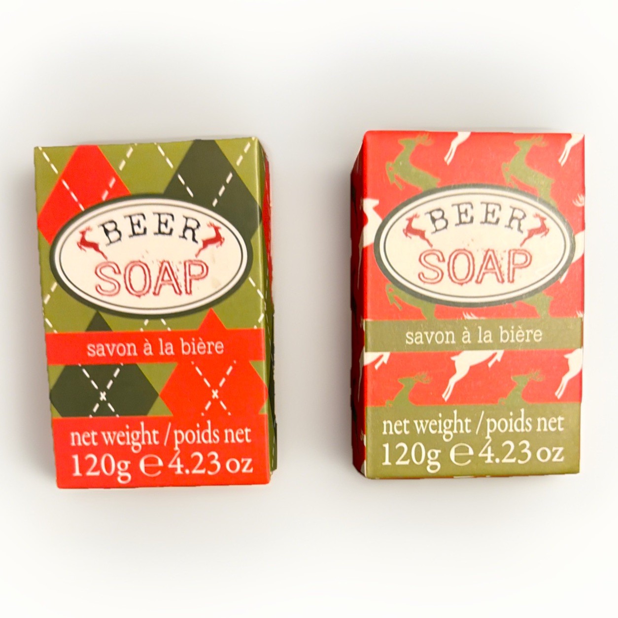 Giftcraft NIB Beer Soap Oatmeal Set of 2 4.23 oz Each NEW