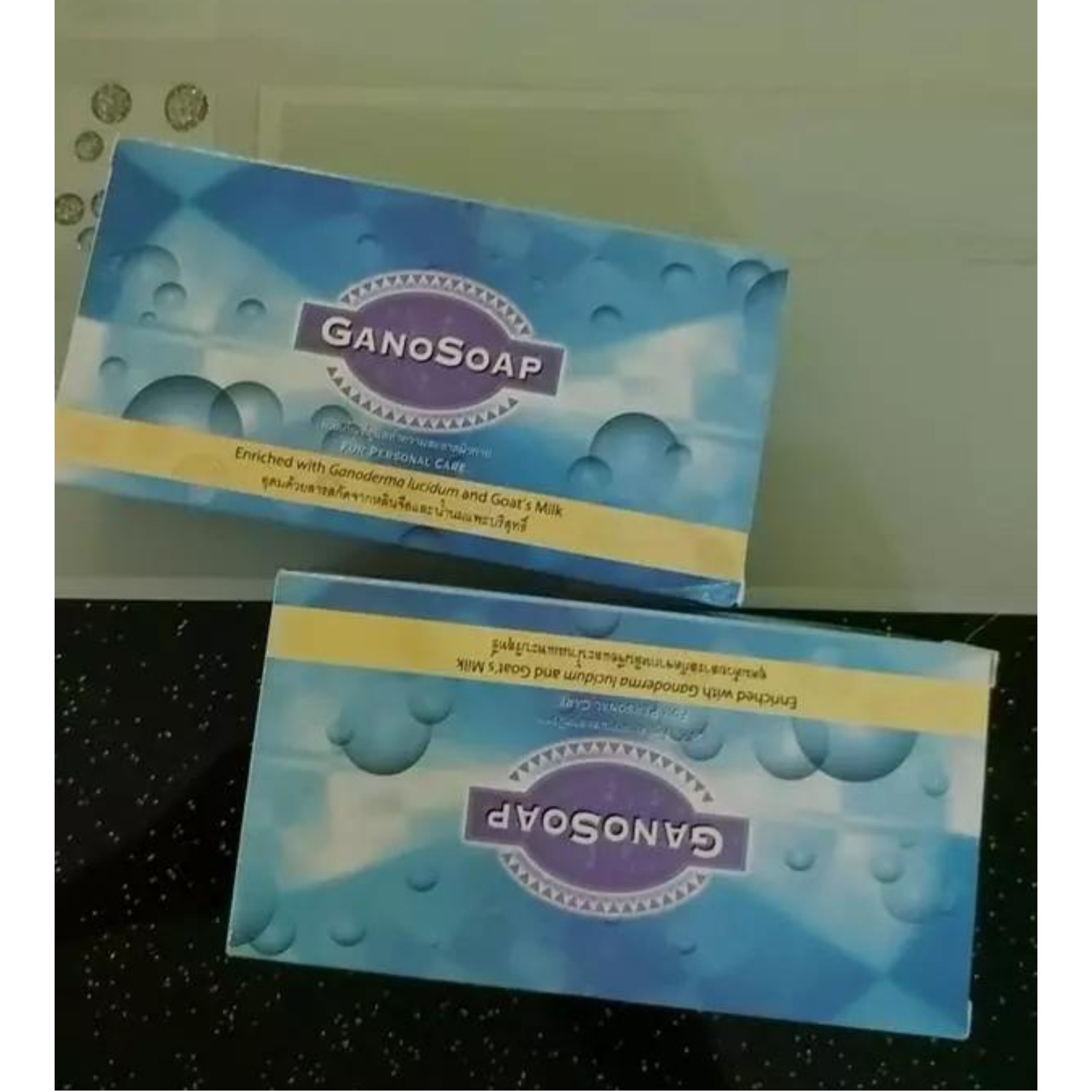 Original Gano Excel Soap Enrich Ganoderma & Goat Milk (2 Bar Per Box) Body Care