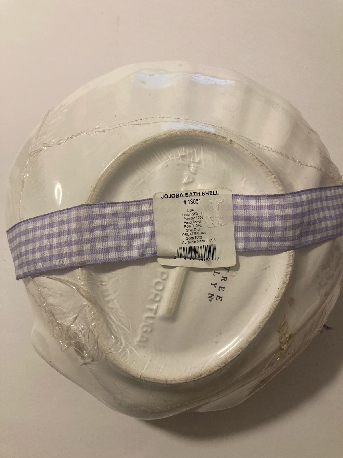 Crabtree & Evelyn Jojoba Shell Soap 10.5oz, Lotion & Talc Powder, Towel & Dish