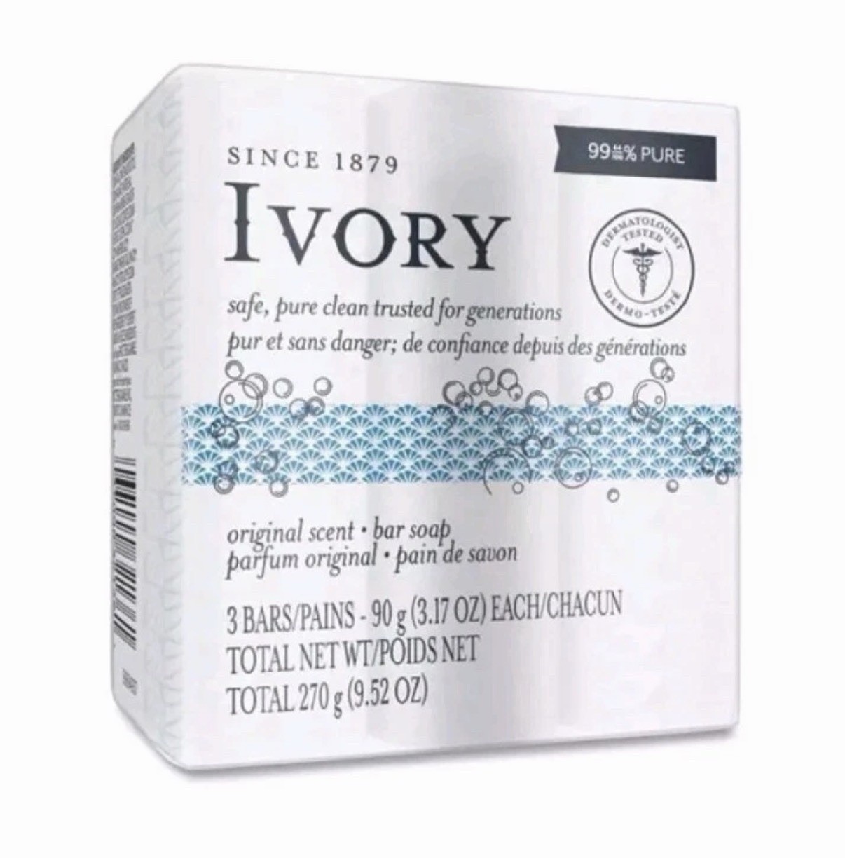 IVORY (6) 3.17 Oz. Bars 🫧 ●ORIGINAL SCENT● 🫧 Pure Safe Clean & Simple 🫧.