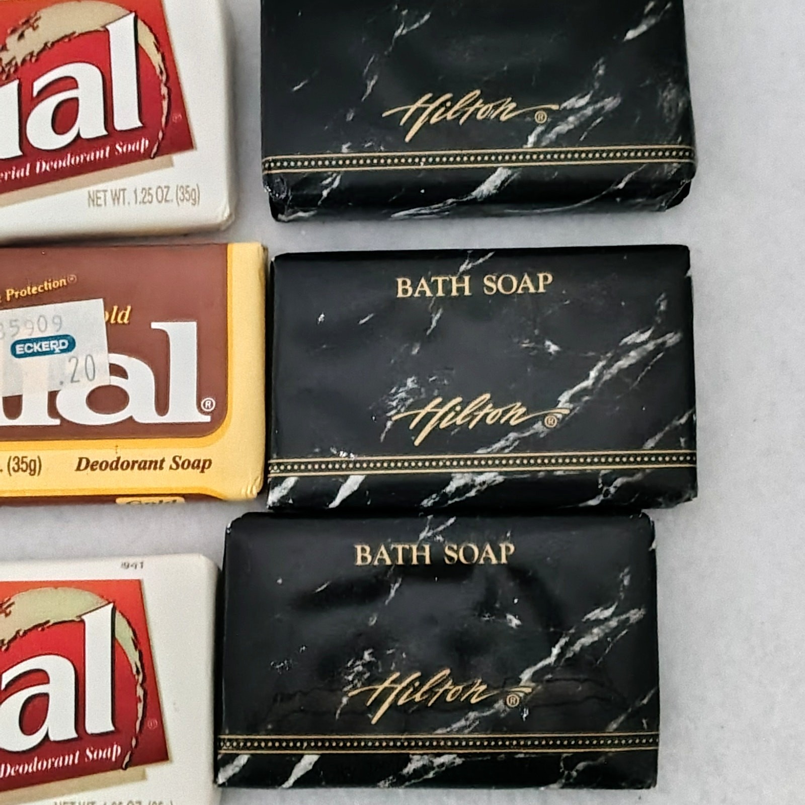 12 Vintage Dial Gold Bar Soaps Antibacterial Deodorant 1.25 oz Travel 80s NOS