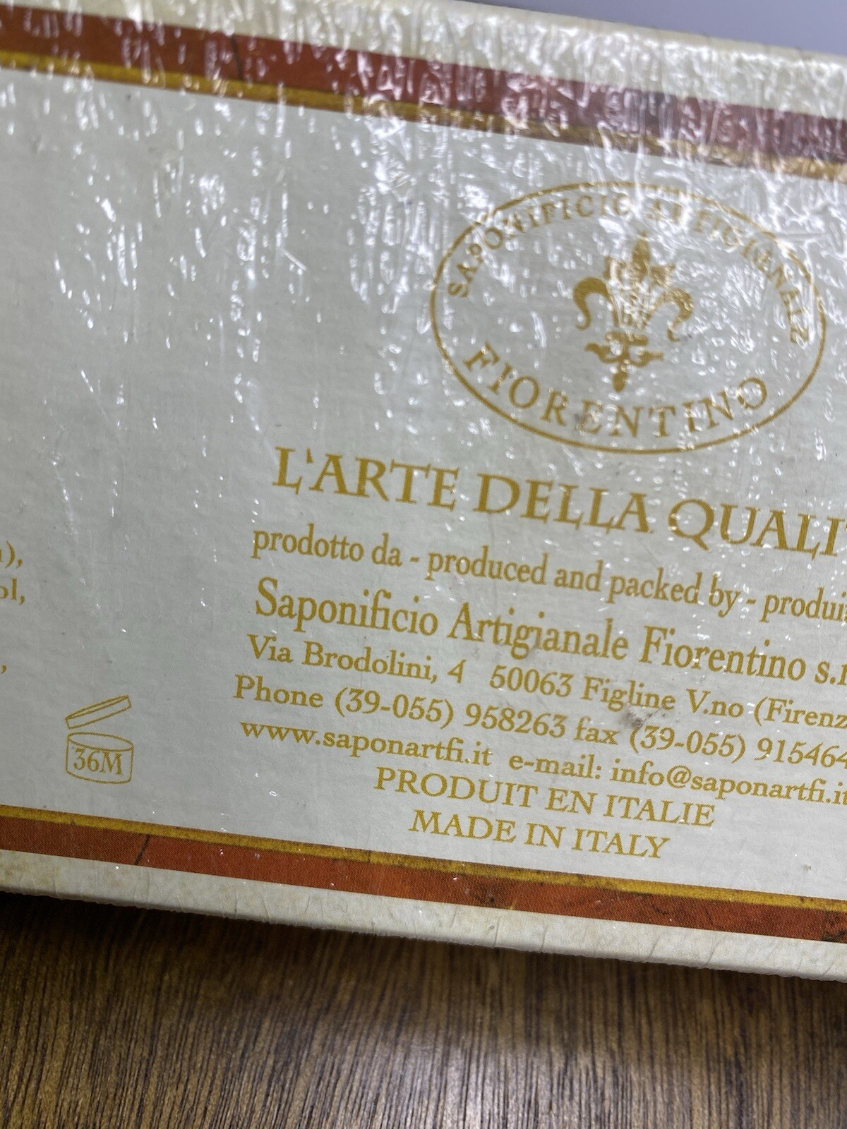 Italian Soap Città d’ Italia Venezia Luxury Round 3 Bars Sealed Box