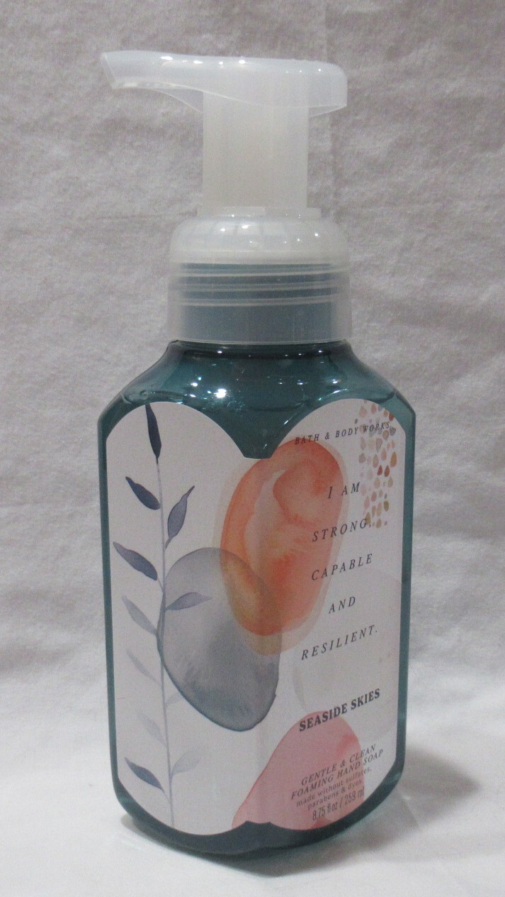Bath & Body Works Gentle & Clean Foaming Hand Soap Set Lot of 2 SEASIDE SKIES