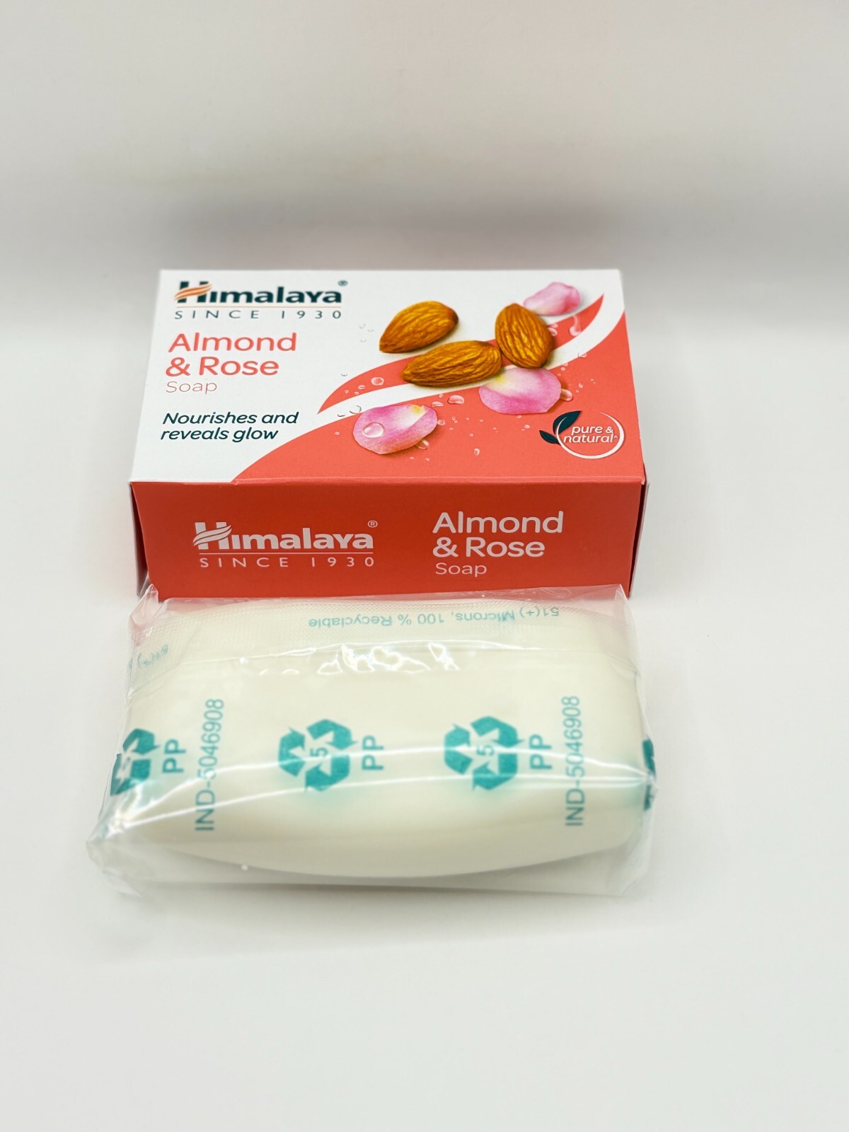 Himalaya Herbals Soap With Almond And Rose 125g Each Pack Of 4 USA SELLER