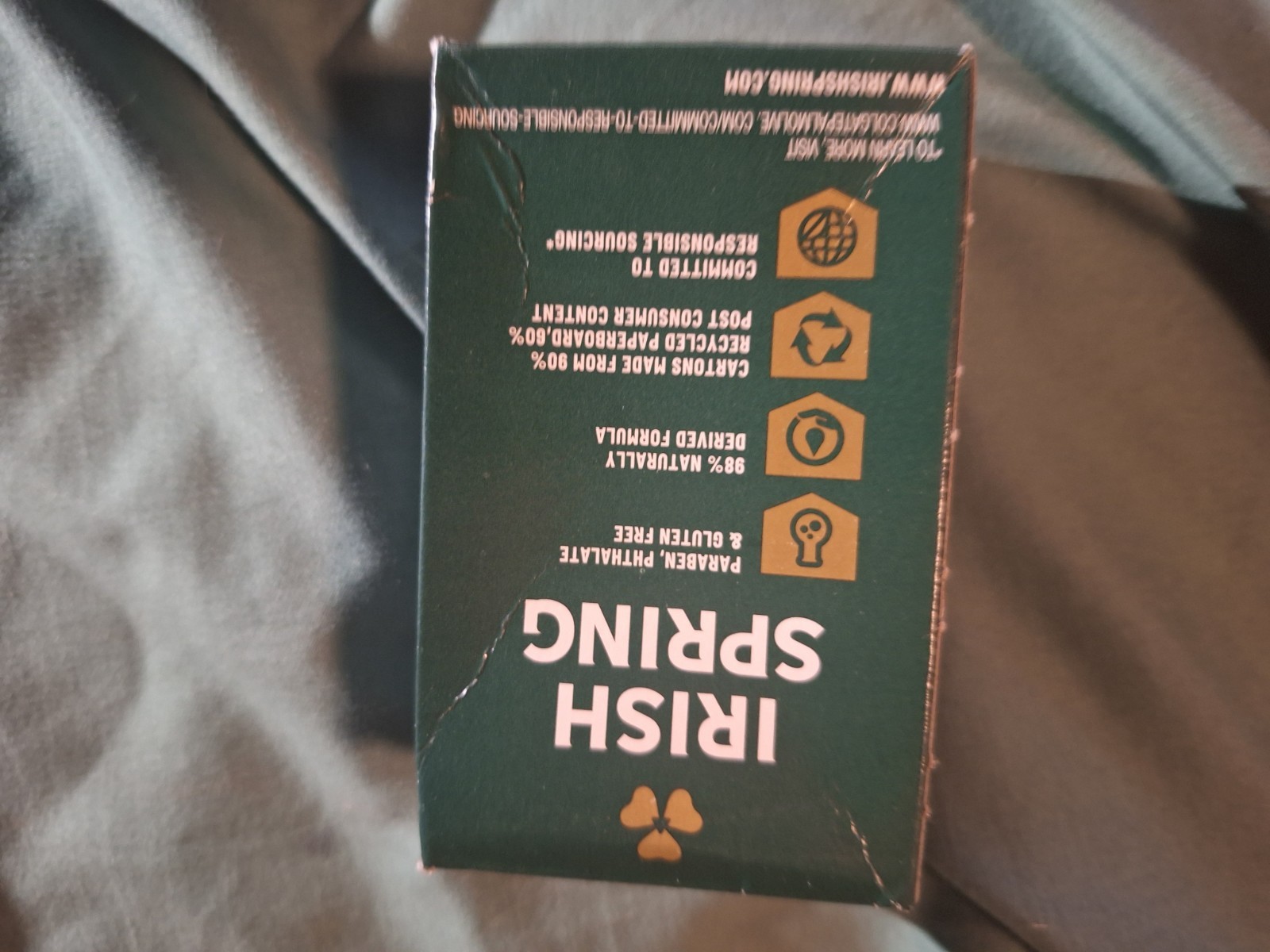 Irish Spring Original Clean 12HR Fresh Deodorant Soap 4.5 OZ (127g) Each