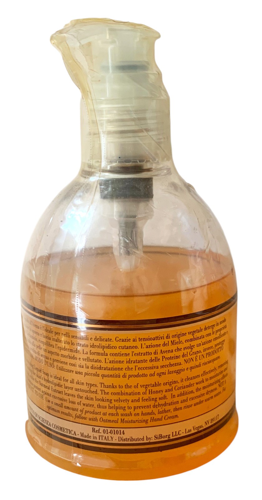 Elariia Avena Oatmeal Moisturizing w/Coriander Liquid Soap 8.4 oz New & Sealed