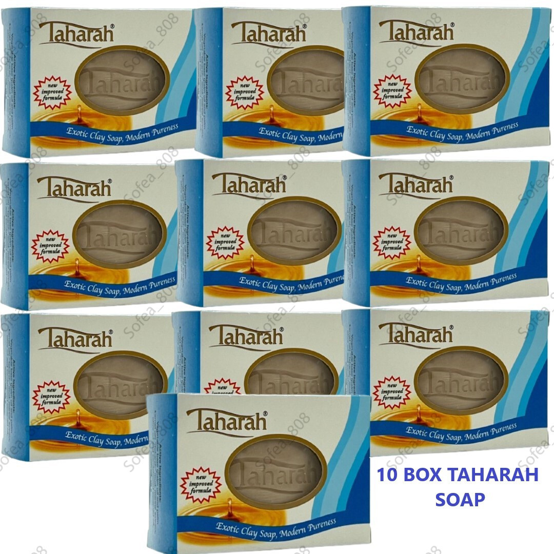 10X Sabun Taharah Exotic Clay Taharah Clay Soap for Sertu Samak Help Treat Skin