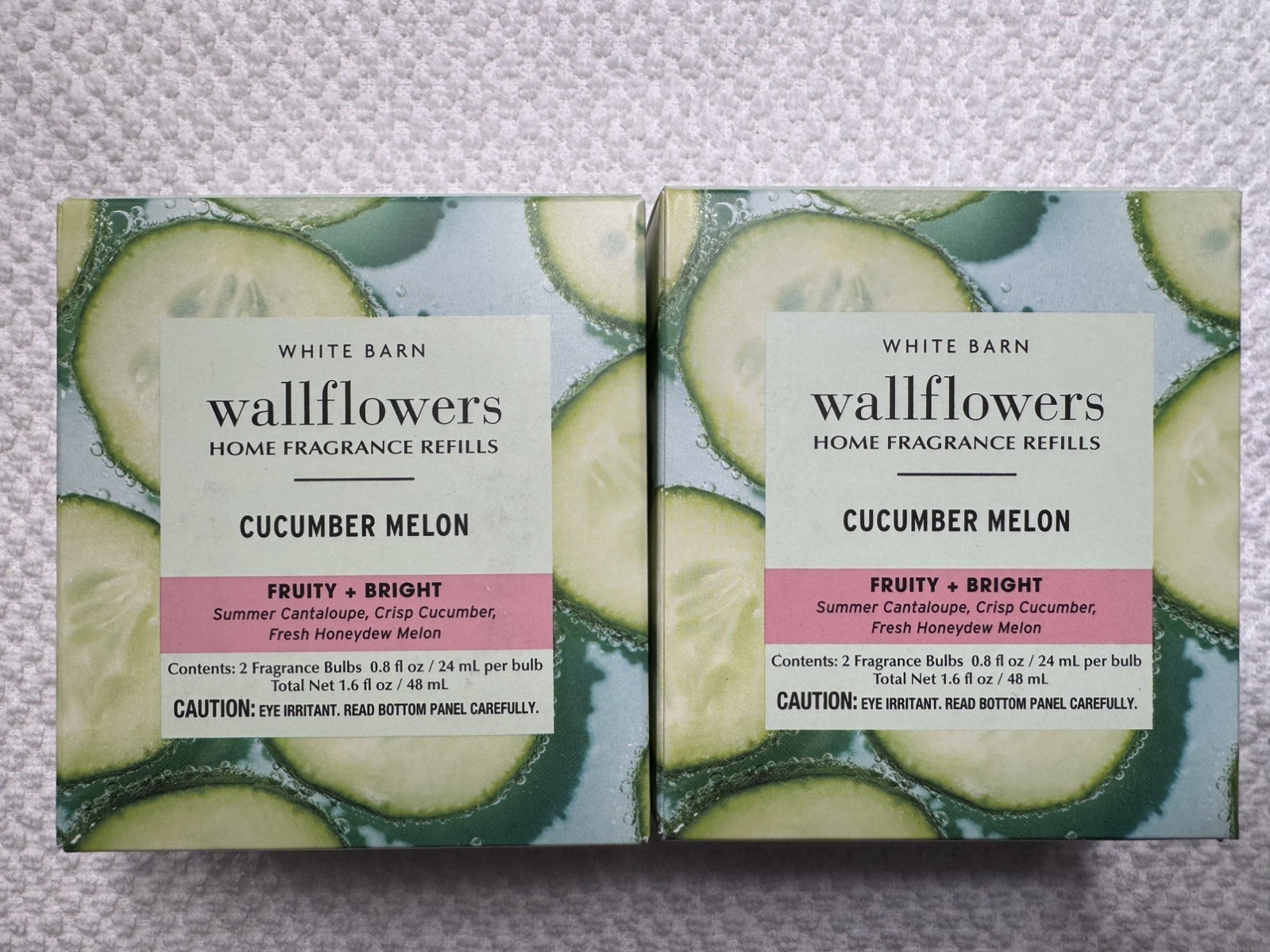 Bath & Body Works Wallflowers NEW Refill Plug-Ins Lot 4 CUCUMBER MELON