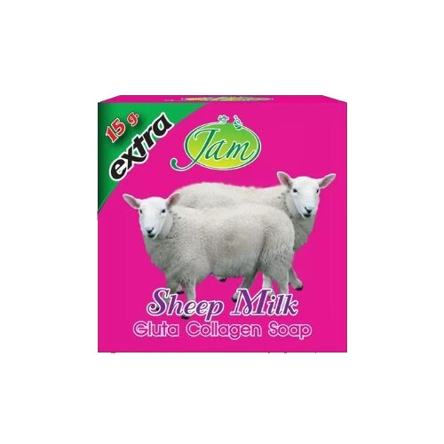 6 x JAM Sheep Milk Gluta Collagen Soap Soft Smooth Skin 65g