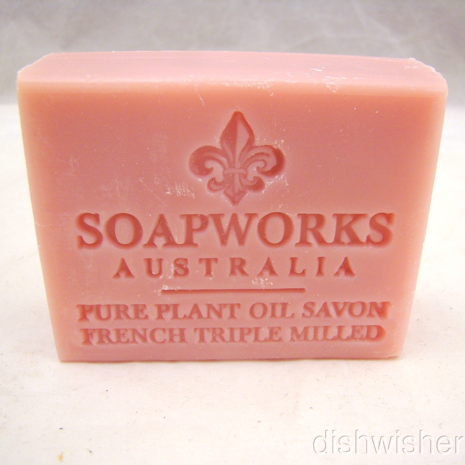 Soapworks Australia Pink Pure Plant Oil Triple-Milled Soap Bar 100 g 3.5 oz NEW