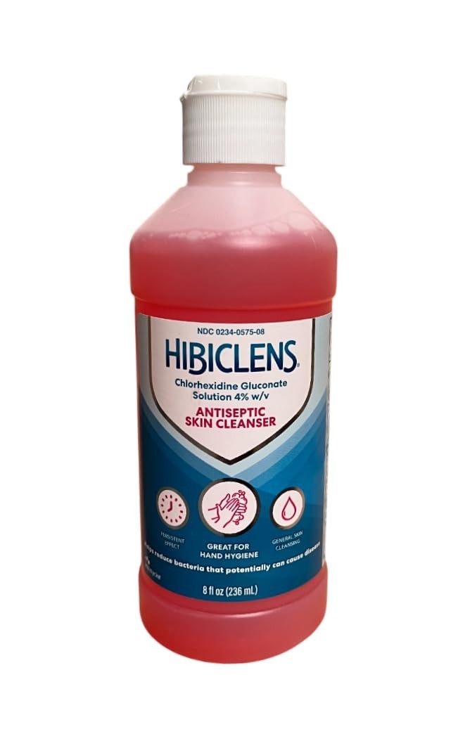 Unscented 8oz Antiseptic Skin Cleanser – Antibacterial Action for All Skin Types